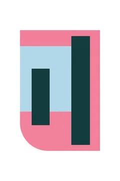 Flat abstract geometric shape art background Stock Photos
