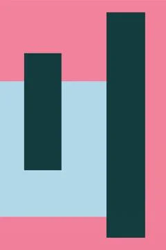 Flat abstract geometric shape art background 스톡 사진