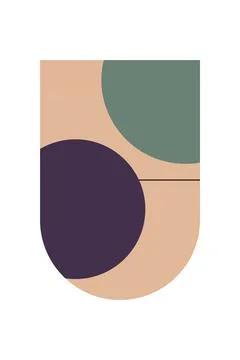 Flat abstract geometric shape art background 写真素材