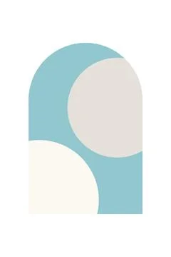 Flat abstract geometric shape art background 스톡 사진