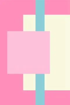 Flat abstract geometric shape art background 스톡 사진