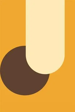 Flat abstract geometric shape art background 스톡 사진