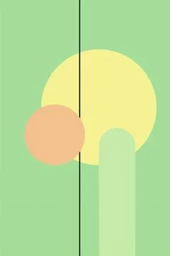 Flat abstract geometric shape art background 스톡 사진