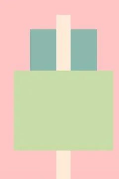 Flat abstract geometric shape art background 写真素材