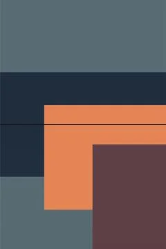 Flat abstract geometric shape art background Stock Photos