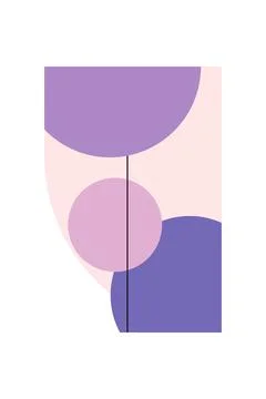 Flat abstract geometric shape art background Stock Photos
