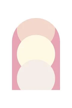 Flat abstract geometric shape art background 스톡 사진