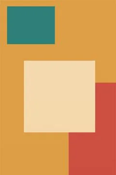 Flat abstract geometric shape art background 스톡 사진