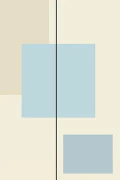 Flat abstract geometric shape art background Stockfoto's
