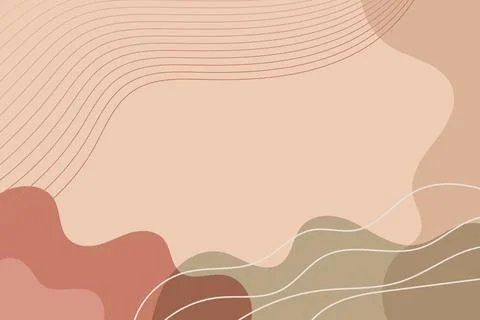 Flat abstract liquid hand drawn background Stock Illustration