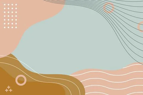 Flat abstract liquid hand drawn background Illustrazione stock