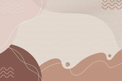 Flat abstract liquid hand drawn background Stock Illustration