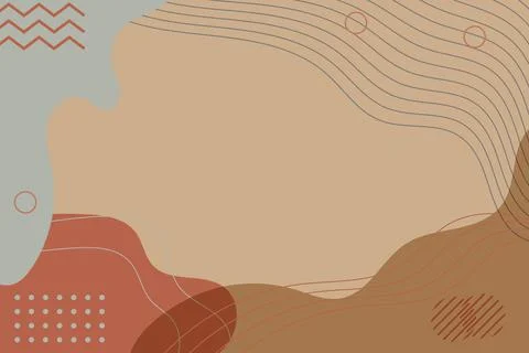 Flat abstract liquid hand drawn background イラスト素材