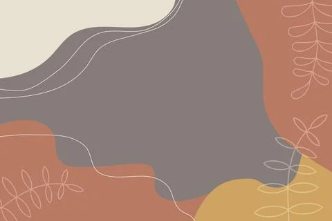 Flat abstract liquid hand drawn background Illustrazione stock