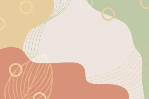 Flat abstract liquid hand drawn background Illustrazione stock