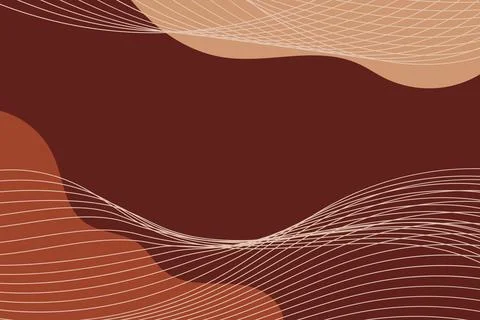 Flat abstract liquid hand drawn background Stock Illustration