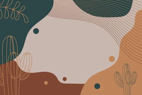 Flat abstract liquid hand drawn background Stock Illustration