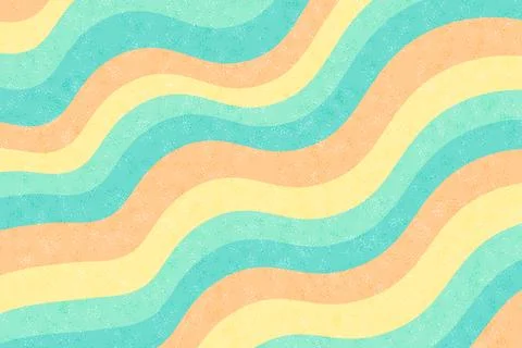 Flat abstract psychedelic groovy background. Stock Illustration