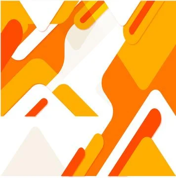 Flat Abstract Shapes Design Modern Minimalist Art Stock Illustration