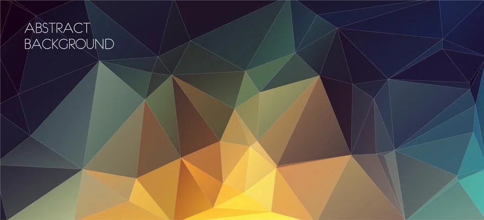 Flat abstract triangle Vector Background Stock Illustration