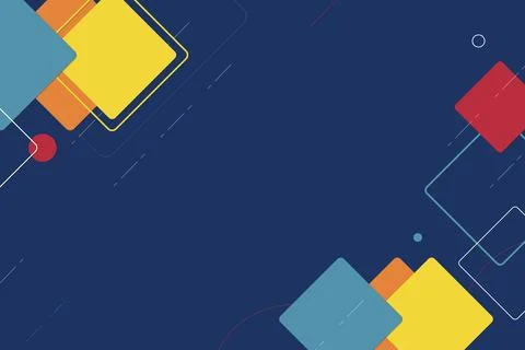 Flat Abstract Wallpaper Background Navy イラスト素材