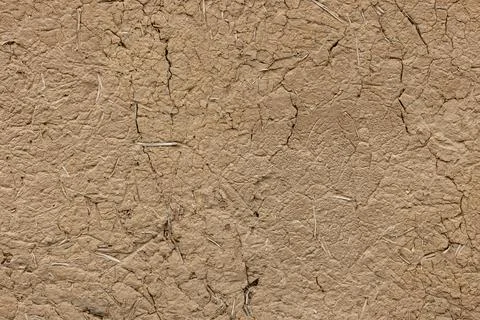 Flat adobe plastered wall texture Foto stock