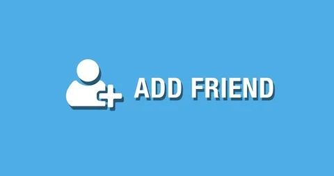 Flat animated motion graphic drop down icon of add friend in two style Stock Footage 85511711