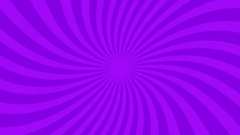 Flat animation of a rotating purple sunburst with curved pinwheel rays Stock Footage 273737933