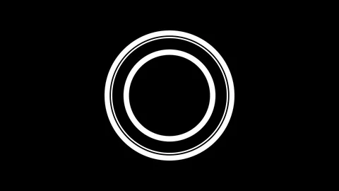 Flat Animation Shape Circles For Background Highlighting Stock Footage 123417064