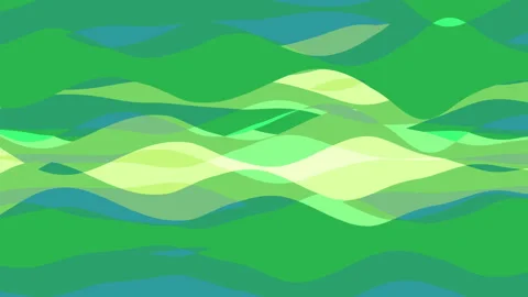 Flat animation with stripe wave Stock Footage 91164593