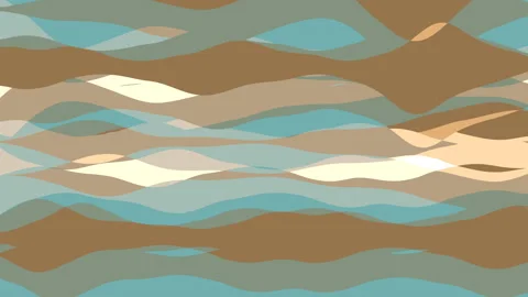 Flat animation with stripe wave Video stock 91165505