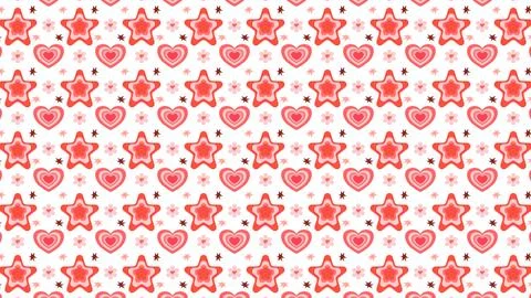 Flat art style pattern Star Stock Illustration