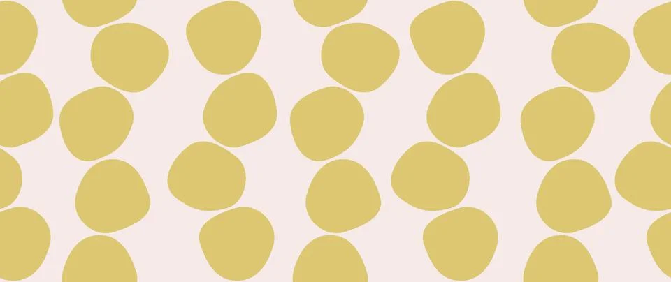 Flat background vector. Minimalist trendy abstract polka dot pattern on lig.. Stock Illustration