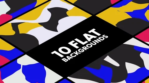 Flat Backgrounds Stock After Effects