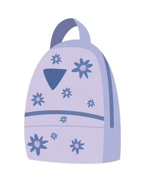 Flat backpack design イラスト素材