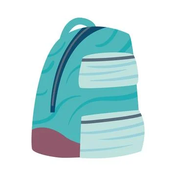 Flat backpack illustration イラスト素材
