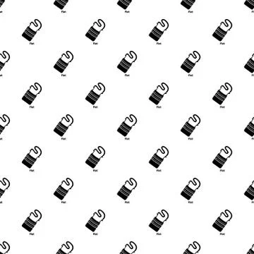 Flat bag pattern seamless Stockillustratie