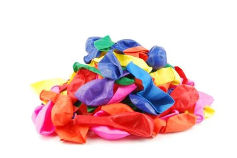 Flat balloons Stock Photos