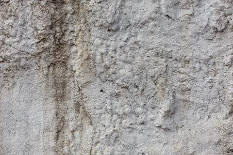 Flat bare solid concrete with shagreen surface texture and background Stockfoto's