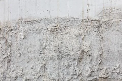 Flat bare solid concrete with shagreen surface texture and background Stock Photos