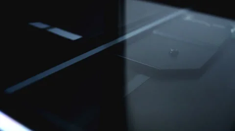 Flat bed computer scanner in action Stock-Footage 39681524