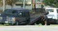 Flat Bed Tow Truck HD Footage
