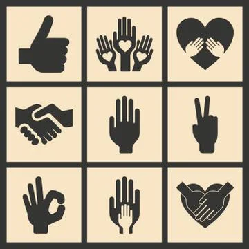 Flat in black and white concept mobile application friendship Stock Illustration