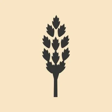 Flat in black and white mobile application tree Stock Illustration
