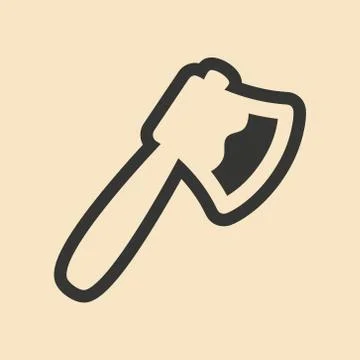 Flat in black and white mobile application ax Stock Illustration