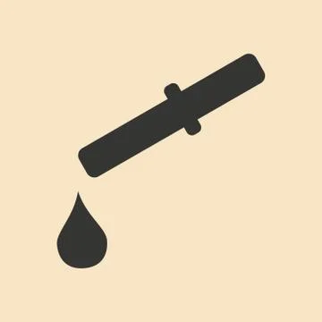 Flat in black and white mobile application drop aid Stock Illustration