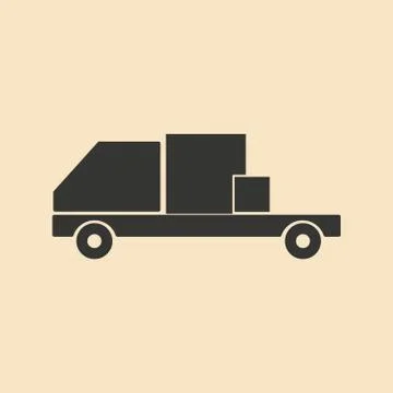 Flat in black and white mobile application transportation Stock Illustration