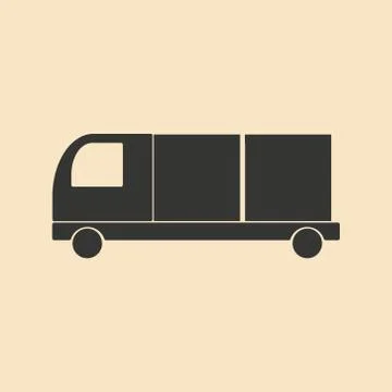 Flat in black and white mobile application road transport Stock Illustration