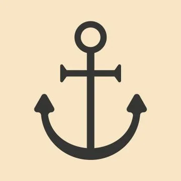 Flat in black and white mobile application anchor Illustration