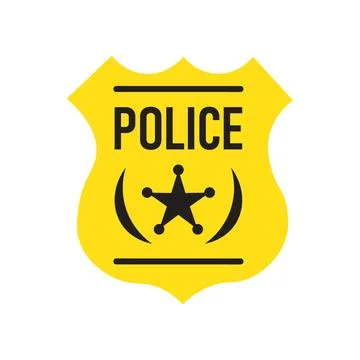 A flat black silhouette of a shield with a triple-pointed top and curved side Stock Illustration